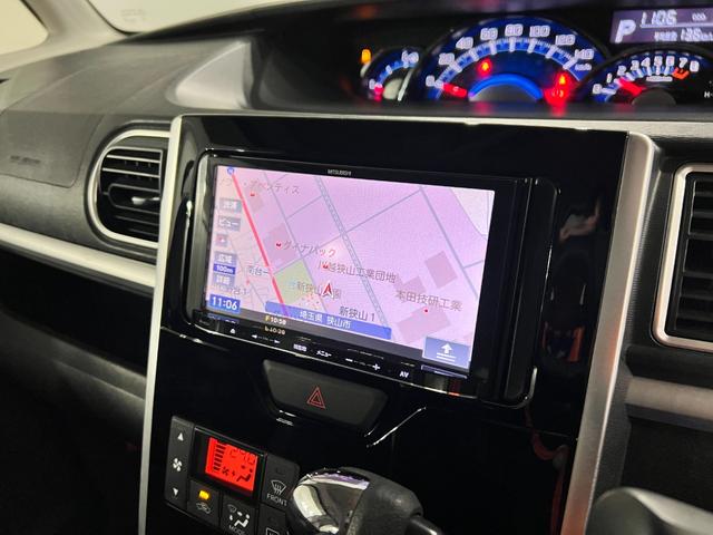 タントカスタムX SA 走行81331キロ/LEDヘッドランプ1年保証距離無制限 走行距離81331キロ ワンセグナビ バックカメラ ブルートゥース 純正マット LEDヘッドランプ アイドリングストップ 片側電動スライドドア(埼玉県)の中古車