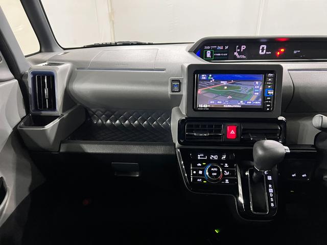 タントカスタムX 軽雹害/車検整備付/走行78206キロ/純正ナビ1年保証距離無制限 走行距離78206キロ 純正フルセグナビ バックカメラ ドラレコ 純正マット サイドエアバッグ LEDヘッドランプ アイドリングストップ シートヒーター 両側電動スライドドア(東京都)の中古車