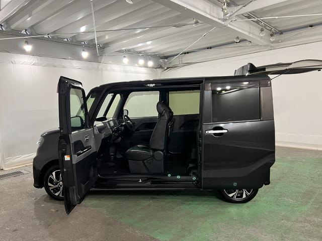 タントカスタムX 軽雹害/車検整備付/走行78206キロ/純正ナビ1年保証距離無制限 走行距離78206キロ 純正フルセグナビ バックカメラ ドラレコ 純正マット サイドエアバッグ LEDヘッドランプ アイドリングストップ シートヒーター 両側電動スライドドア(東京都)の中古車