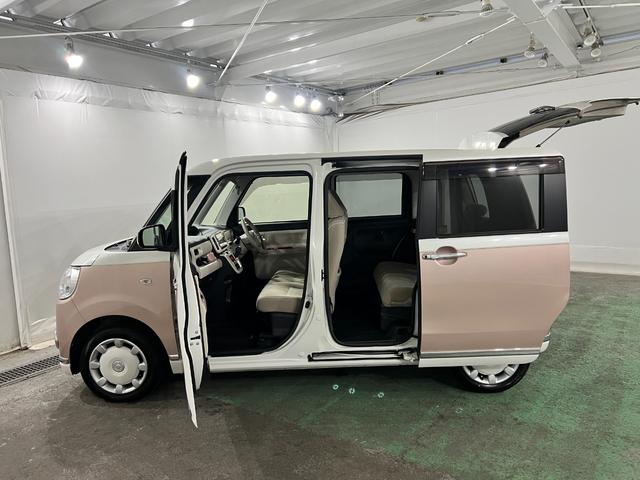 ムーヴキャンバスＧメイクアップ　ＳＡIII　走行２４４０７キロ／ナビ一年保証・走行距離無制限　フルセグナビ　Ｂｌｕｅｔｏｏｔｈ　全周囲カメラ　ドラレコ　ＥＴＣ　オートライト　ＬＥＤヘッドライト　両側電動スライドドア（埼玉県）の中古車