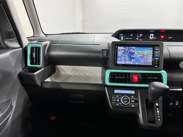 タントＸ　走行２１１３６キロ／車検整備付／ナビ／バックカメラ一年保証・走行距離無制限　フルセグナビ　バックカメラ　ＥＴＣ　ドラレコ　クリアランスソナー　オートライト　ＬＥＤヘッドライト　シートヒーター　片側電動スライドドア（埼玉県）の中古車