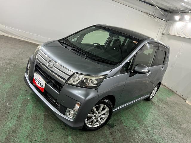 ムーヴカスタムXリミテッドSA 走行9722キロ/車検整備付/ナビ一年保証・走行距離無制限 タイヤ4本交換 車検整備付 ワンセグナビ バックカメラ オートライト LEDヘッドライト アイドリングストップ(埼玉県)の中古車