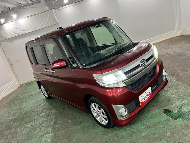 タントカスタムX SA 走行97322キロ/車検整備付/ETC一年保証・走行距離無制限 オートライト LEDヘッドライト ベンチシート 片側電動スライドドア 助手席エアバック 純正カーペットマット ETC(埼玉県)の中古車