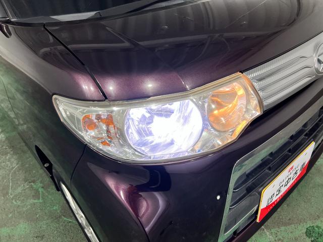タントカスタムＸ　車検整備付／走行３２２５０キロ／純正マット１年保証距離無制限　走行距離３２２５０キロ　ワンセグナビ　バックカメラ　純正マット　助手席エアバッグ　ＨＩＤヘッドランプ　アイドリングストップ　片側電動スライドドア（埼玉県）の中古車