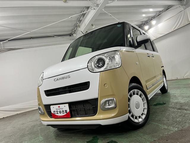 ムーヴキャンバスストライプスG 走行19173キロ/純正ナビ/ドラレコ1年保証距離無制限 走行距離19173キロ 純正フルセグナビ バックカメラ 純正マット サイドエアバッグ LEDヘッドランプ アイドリングストップ シートヒーター 両側電動スライドドア(埼玉県)の中古車