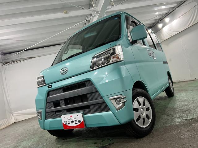 ハイゼットカーゴクルーズターボ　４ＷＤ／ＭＴ車／走行４３６１５キロ／マット１年保証距離無制限　走行距離４３６１５キロ　純正フロアマット　助手席エアバック　ＬＥＤヘッドランプ　アイドリングストップ　両側スライドドア（埼玉県）の中古車