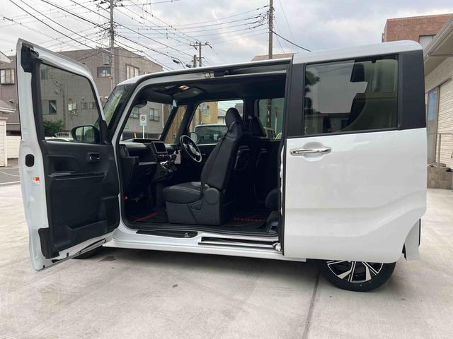タントカスタムXバックカメラ 両側電動スライドドア シートヒーター 電動パーキングブレーキ LEDヘッドライト&フォグランプ オートライト 上下2段調節式デッキボード コーナーセンサー 衝突被害軽減ブレーキ(千葉県)の中古車