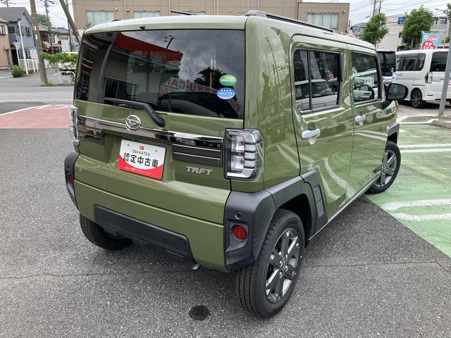タフトＧターボ純正メモリーナビ　バックカメラ　ＣＤ　ＴＶコントロールキット　ターボ車　衝突回避支援ブレーキ　誤発進抑制装置　アイドリングストップ　スマートキー　プッシュボタンスタート　盗難防止装置イモビライザー（千葉県）の中古車