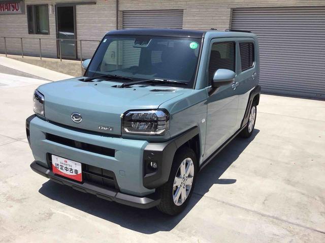 タフトＧガラスルーフ　ルーフレール　１５インチアルミ　シートヒーター　ＬＥＤヘッドライト＆フォグランプ　バックカメラ　電動駐車ブレーキ　衝突被害軽減ブレーキ　コーナーセンサー（千葉県）の中古車