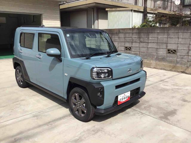 タフトＧターボ９型ＤＰオーディオ／ＢＴ／ＴＶ／Ｂカメラ／ステアスイッチ　ガラスルーフ　ルーフレール　１５インチアルミ　ＬＥＤヘッド／フォグ　シートヒーター　電動駐車ブレーキ　自動追従クルコン　衝突被害軽減ブレーキ（千葉県）の中古車