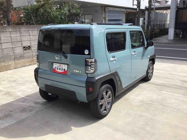 タフトＧターボ９型ＤＰオーディオ／ＢＴ／ＴＶ／Ｂカメラ／ステアスイッチ　ガラスルーフ　ルーフレール　１５インチアルミ　ＬＥＤヘッド／フォグ　シートヒーター　電動駐車ブレーキ　自動追従クルコン　衝突被害軽減ブレーキ（千葉県）の中古車