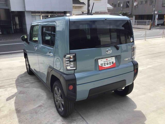 タフトＧターボ９型ＤＰオーディオ／ＢＴ／ＴＶ／Ｂカメラ／ステアスイッチ　ガラスルーフ　ルーフレール　１５インチアルミ　ＬＥＤヘッド／フォグ　シートヒーター　電動駐車ブレーキ　自動追従クルコン　衝突被害軽減ブレーキ（千葉県）の中古車