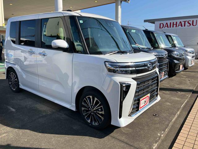 タントカスタムＲＳシートヒーター／バックカメラ／ＬＥＤヘッドライト／スマートアシスト／コーナーセンサー／両側パワースライドドア／電動パーキングブレーキ／キーフリーシステム／セキュリティアラーム／オートブレーキホールド（千葉県）の中古車