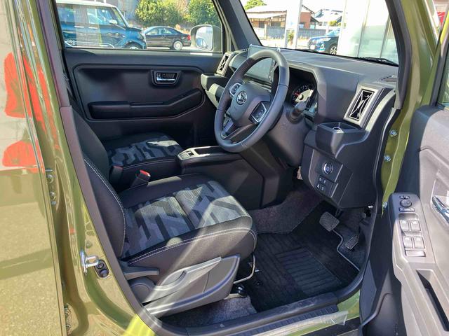 タフトＧターボ　ダーククロムベンチャースマホ連携ディスプレイオーディオ／電動パーキングブレーキ／キーフリー／スマートアシスト／コーナーセンサー／スカイフィールトップ／アダプティブクルーズコントロール／シートヒーター／アルミホイール（千葉県）の中古車