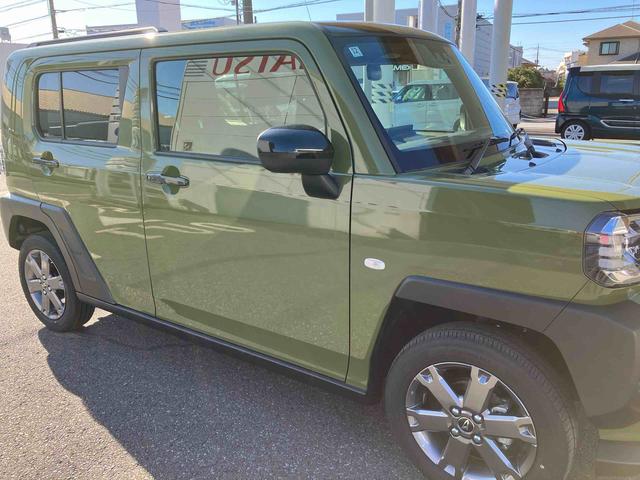 タフトＧターボ　ダーククロムベンチャースマホ連携ディスプレイオーディオ／電動パーキングブレーキ／キーフリー／スマートアシスト／コーナーセンサー／スカイフィールトップ／アダプティブクルーズコントロール／シートヒーター／アルミホイール（千葉県）の中古車