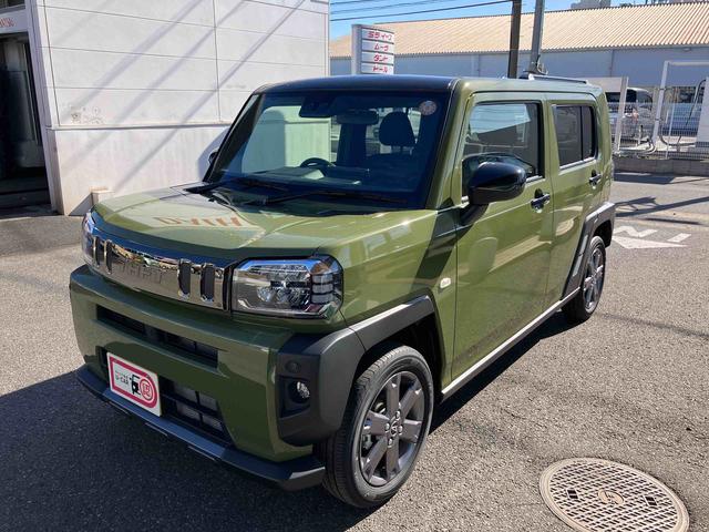 タフトＧターボ　ダーククロムベンチャースマホ連携ディスプレイオーディオ／電動パーキングブレーキ／キーフリー／スマートアシスト／コーナーセンサー／スカイフィールトップ／アダプティブクルーズコントロール／シートヒーター／アルミホイール（千葉県）の中古車