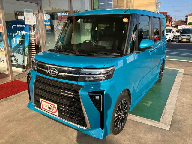 タントカスタムＲＳ９インチディスプレイオーディオ／バックカメラ／ステアリングスイッチ／両側電動スライドドア／セキュリティアラーム／スマートアシスト／オートエアコン／ＬＥＤヘッドライト／コーナーセンサー／スマートキー（千葉県）の中古車