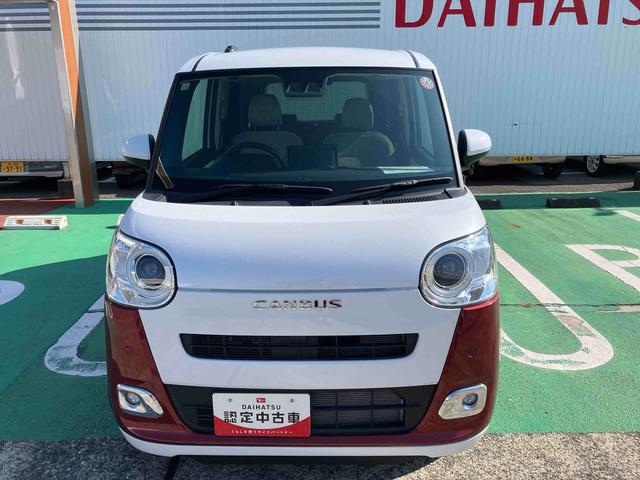 ムーヴキャンバスストライプスGターボ衝突回避支援ブレーキ/電動パーキングブレーキ/オートブレーキホールド/LEDヘッドライト/コーナーセンサー/両側電動スライドドア/シートヒーター/オートエアコン/バックカメラ/クルーズコントロール(千葉県)の中古車