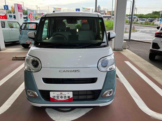 ムーヴキャンバスストライプスＧ次世代スマアシ／シートーヒーター／ホッとカップホルダー／両側パワースライドドア／ＬＥＤヘッドランプ、フォグラランプ／コーナーセンサー／ＳＲＳエアバック／バックモニター／キーフリーシステム（千葉県）の中古車