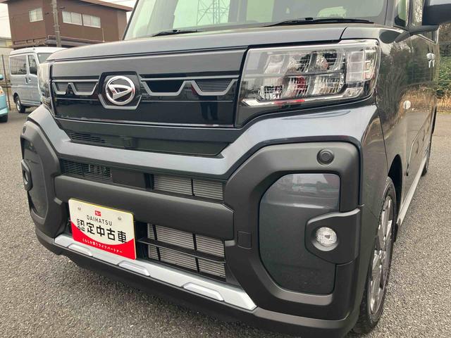 タントファンクロスターボ次世代スマアシ／ＬＥＤヘッドランプ＆フォグランプ／１５インチアルミホイール／両側パワースライドドア／前席シートヒーター／後席シートバックテーブル／バックモニター／カーテンシールドエアバック／ターボ（千葉県）の中古車