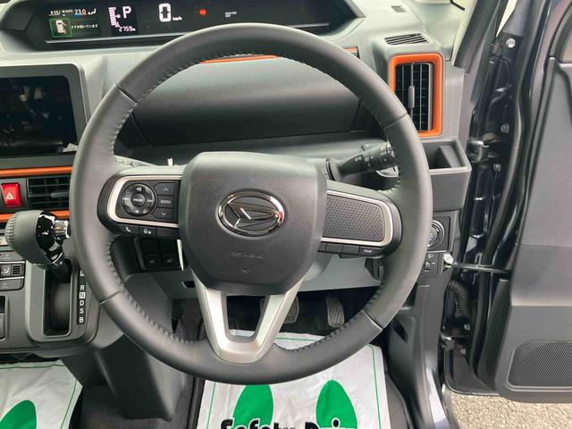 タントファンクロスターボ次世代スマアシ／ＬＥＤヘッドランプ＆フォグランプ／１５インチアルミホイール／両側パワースライドドア／前席シートヒーター／後席シートバックテーブル／バックモニター／カーテンシールドエアバック／ターボ（千葉県）の中古車