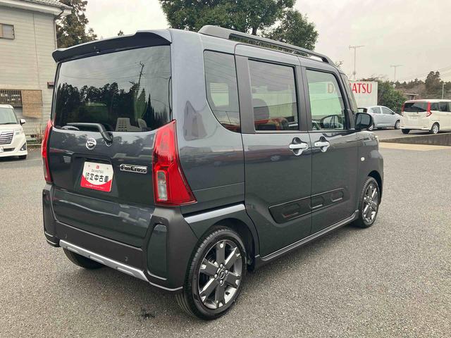 タントファンクロスターボ次世代スマアシ／ＬＥＤヘッドランプ＆フォグランプ／１５インチアルミホイール／両側パワースライドドア／前席シートヒーター／後席シートバックテーブル／バックモニター／カーテンシールドエアバック／ターボ（千葉県）の中古車
