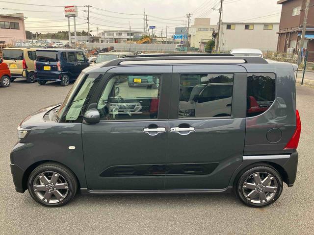 タントファンクロスターボ次世代スマアシ／ＬＥＤヘッドランプ＆フォグランプ／１５インチアルミホイール／両側パワースライドドア／前席シートヒーター／後席シートバックテーブル／バックモニター／カーテンシールドエアバック／ターボ（千葉県）の中古車