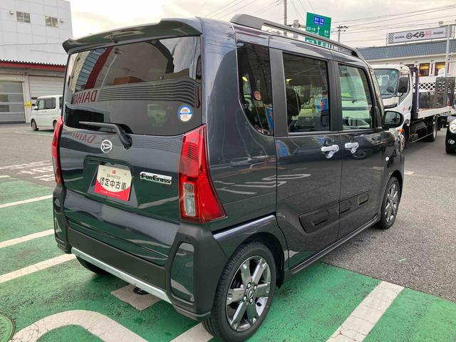タントファンクロスターボ両側電動スライドドア LEDヘッドライト&フォグランプ ルーフレール 15インチアルミ シートヒーター 電動駐車ブレーキ バックカメラ ステアリングスイッチ 衝突被害軽減ブレーキ(千葉県)の中古車