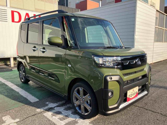 タントファンクロスターボ９インチスマホ連携ディスプレイオーディオ／両側電動スライドドア／ＬＥＤヘッドライト／シートヒーター／キーフリーシステム／ブレーキホールド（千葉県）の中古車