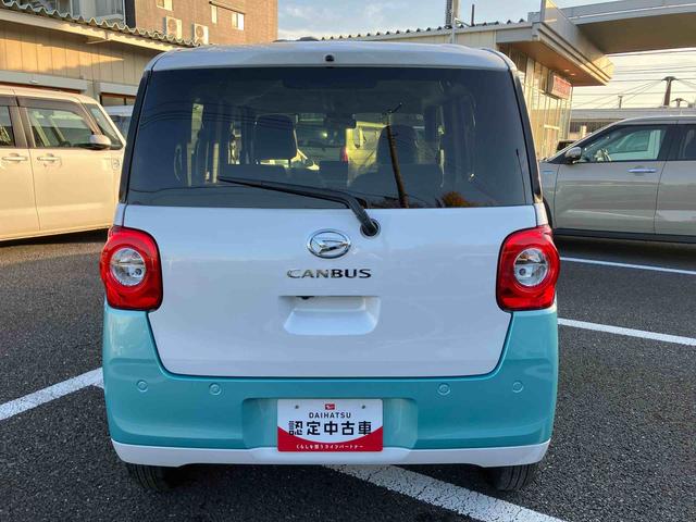 ムーヴキャンバスストライプスＧ衝突回避支援システム　横滑り防止装置　置きラクボックス　ホットカップホルダー　前席シートヒーター　ホールド機能付き電動パーキングブレーキ　助手席シートバックポケット＋ショッピングフック（千葉県）の中古車