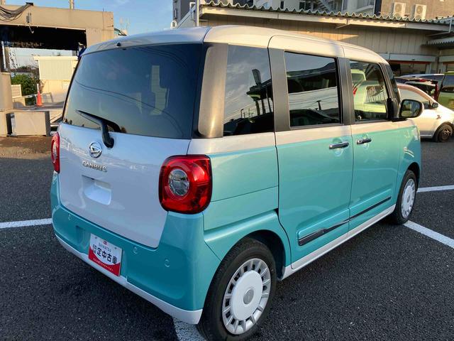 ムーヴキャンバスストライプスＧ衝突回避支援システム　横滑り防止装置　置きラクボックス　ホットカップホルダー　前席シートヒーター　ホールド機能付き電動パーキングブレーキ　助手席シートバックポケット＋ショッピングフック（千葉県）の中古車