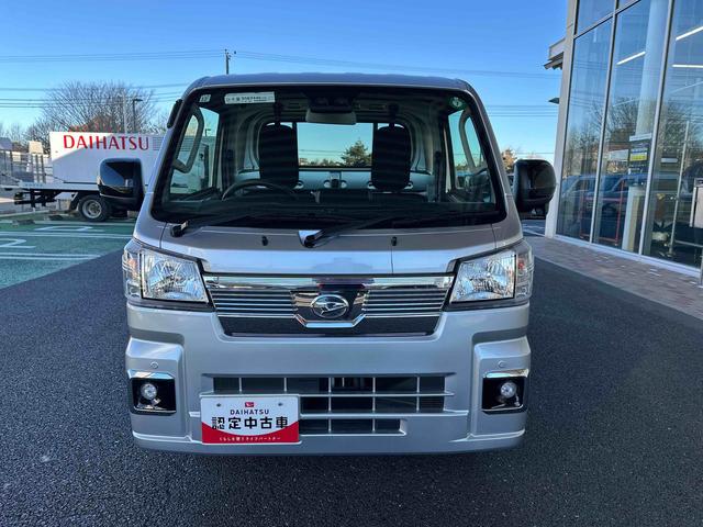 ハイゼットトラックEXTキーフリーシステム/プッシュスタート/電動格納ミラー/LEDフォグランプ/テールゲートチェーン/パワーウインドウ/LED作業灯/エアコン/パワーステアリング//オートライト/スマートアシスト(千葉県)の中古車