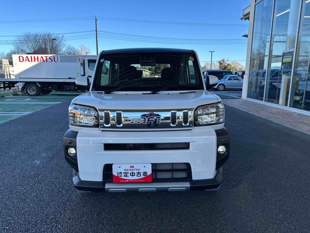 タフトG クロムベンチャーガラスルーフ ルーフレール スマアシ 全周囲カメラ 前後専用メッキガーニッシュ オートライト オートハイビーム LEDヘッドライト&フォグ コーナーセンサー シートヒーター キーフリー オートエアコン(千葉県)の中古車