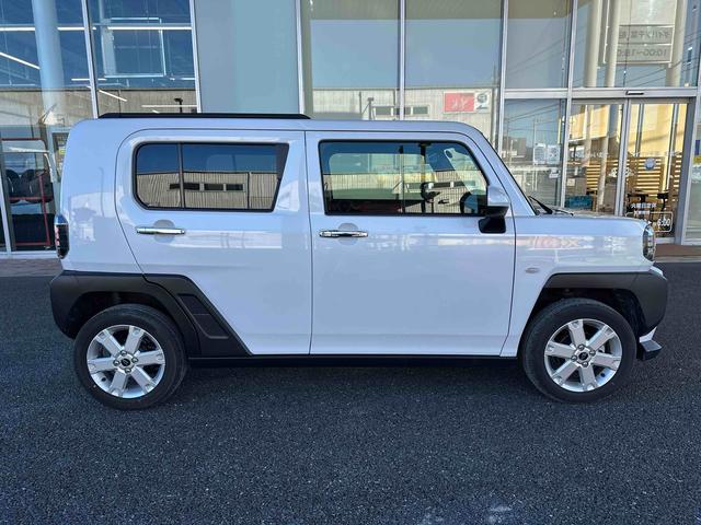 タフトG クロムベンチャーガラスルーフ ルーフレール スマアシ 全周囲カメラ 前後専用メッキガーニッシュ オートライト オートハイビーム LEDヘッドライト&フォグ コーナーセンサー シートヒーター キーフリー オートエアコン(千葉県)の中古車