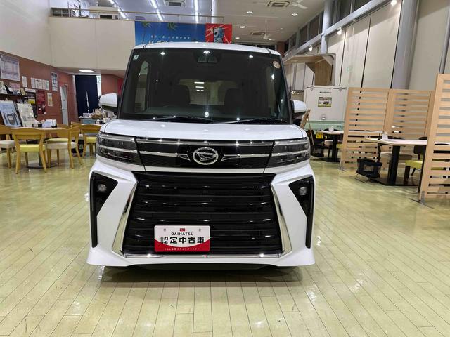 タントカスタムＸバックカメラ　両側電動スライドドア　１４インチアルミ　ＬＥＤヘッド＆フォグランプ　シートヒーター　電動駐車ブレーキ　オートライト　上下２段調節式デッキボード　コーナーセンサー　衝突被害軽減ブレーキ（千葉県）の中古車