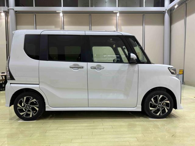 タントカスタムＸバックカメラ　両側電動スライドドア　１４インチアルミ　ＬＥＤヘッド＆フォグランプ　シートヒーター　電動駐車ブレーキ　オートライト　上下２段調節式デッキボード　コーナーセンサー　衝突被害軽減ブレーキ（千葉県）の中古車