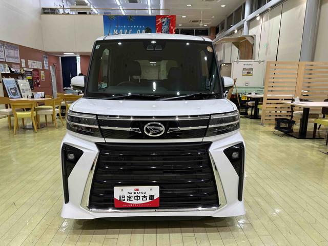 タントカスタムＲＳターボ　バックカメラ　ＬＥＤヘッドライト　オートライト　アダプティブドライビングビーム　衝突被害軽減ブレーキ　コ−ナ−センサー　シートヒーター　両側電動スライドドア　アルミホイール　電動駐車ブレーキ（千葉県）の中古車