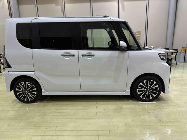 タントカスタムＲＳターボ　バックカメラ　ＬＥＤヘッドライト　オートライト　アダプティブドライビングビーム　衝突被害軽減ブレーキ　コ−ナ−センサー　シートヒーター　両側電動スライドドア　アルミホイール　電動駐車ブレーキ（千葉県）の中古車