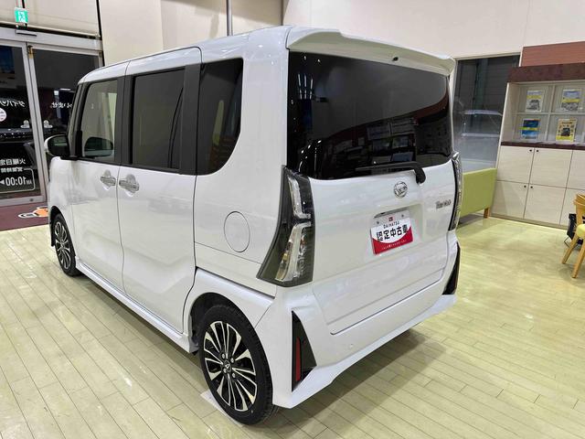 タントカスタムＲＳターボ　バックカメラ　ＬＥＤヘッドライト　オートライト　アダプティブドライビングビーム　衝突被害軽減ブレーキ　コ−ナ−センサー　シートヒーター　両側電動スライドドア　アルミホイール　電動駐車ブレーキ（千葉県）の中古車