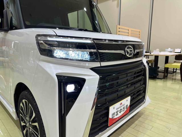 タントカスタムＲＳターボ　バックカメラ　ＬＥＤヘッドライト　オートライト　アダプティブドライビングビーム　衝突被害軽減ブレーキ　コ−ナ−センサー　シートヒーター　両側電動スライドドア　アルミホイール　電動駐車ブレーキ（千葉県）の中古車