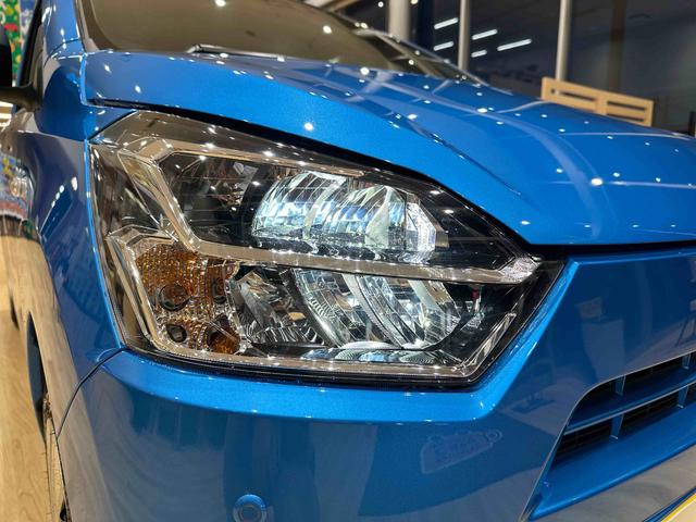 ミライースＸ　ＳＡIII衝突被害軽減ブレーキ　横滑り防止装置　前後コーナーセンサー　オートライト　オートハイビーム　マニュアルレベリング機能付ＬＥＤヘッドライト　キーレスエントリー　バニティーミラー付き左右サンバイザー（千葉県）の中古車