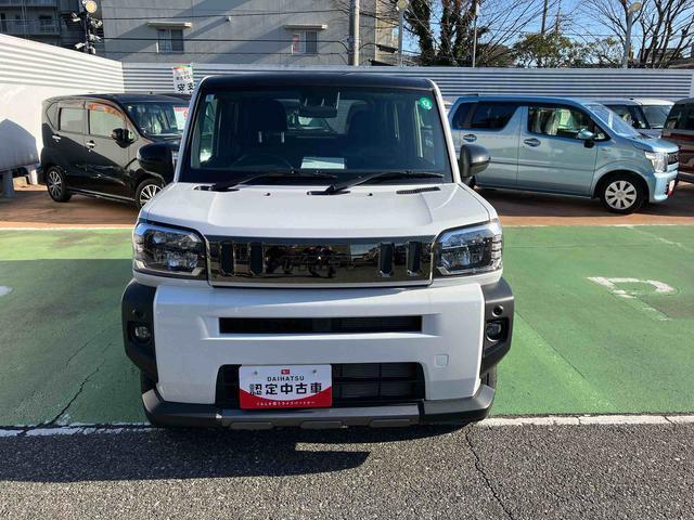 タフトＧ　ダーククロムベンチャー　メーカー保証継承付帯　♪ＬＥＤヘッドライト・フォグランプ　オートマチックハイビーム　オーディオレス　バックカメラ　ガラスルーフ　電動パーキングブレーキ　衝突回避支援機能　コーナーセンサー　アダプティブ　　シートヒーター（千葉県）の中古車