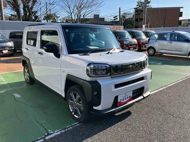 タフトＧ　ダーククロムベンチャー　メーカー保証継承付帯　♪ＬＥＤヘッドライト・フォグランプ　オートマチックハイビーム　オーディオレス　バックカメラ　ガラスルーフ　電動パーキングブレーキ　衝突回避支援機能　コーナーセンサー　アダプティブ　　シートヒーター（千葉県）の中古車