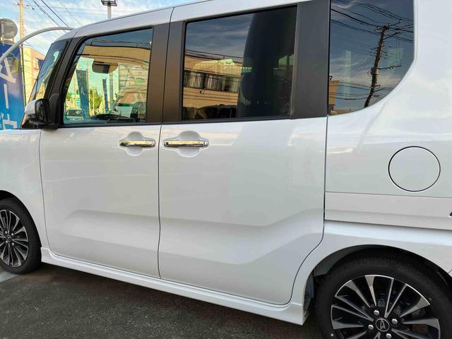 タントカスタムＲＳターボエンジン　１５インチアルミ　バックカメラ　両側電動スライドドア　シートヒーター　電動駐車ブレーキ　ＬＥＤライト＆フォグ　上下２段調節式デッキボード　コーナーセンサー　衝突被害軽減ブレーキ（千葉県）の中古車