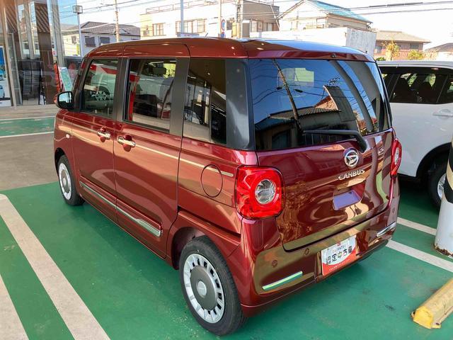 ムーヴキャンバスセオリーＧ９型ＤＰオーディオ／ＢＴ／ＴＶ／バックカメラ　ワイヤレス充電　ＬＥＤヘッドライト　両側電動スライドドア　コーナーセンサー　衝突回避支援システム　キーフリー　電動格納ミラー　電動駐車ブレーキ（千葉県）の中古車