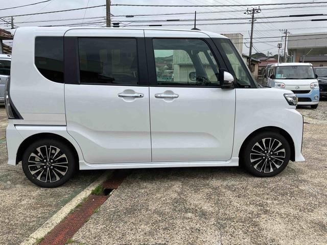 タントカスタムＲＳターボエンジン　１５インチアルミ　バックカメラ　両側電動スライドドア　シートヒーター　電動駐車ブレーキ　ＬＥＤライト＆フォグ　上下２段調節式デッキボード　コーナーセンサー　衝突被害軽減ブレーキ（千葉県）の中古車