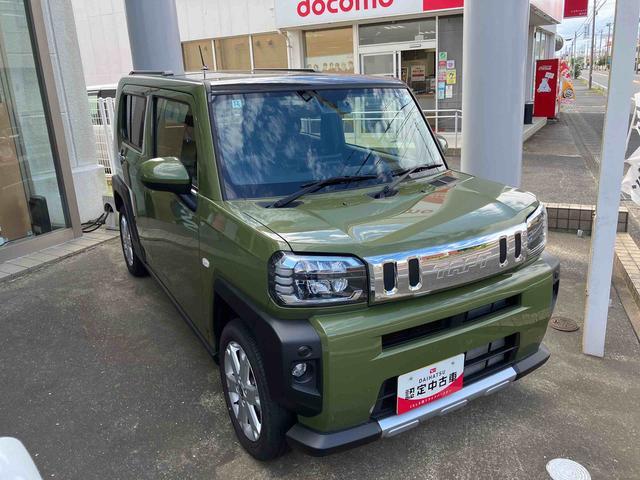 タフトＧターボ　クロムベンチャー９型ディスプレイオーディオバックカメラ　ガラスルーフ　ルーフレール　１５インチアルミ　ＬＥＤヘッド／フォグ　シートヒーター　電動パーキングブレーキ　衝突被害軽減装置（千葉県）の中古車