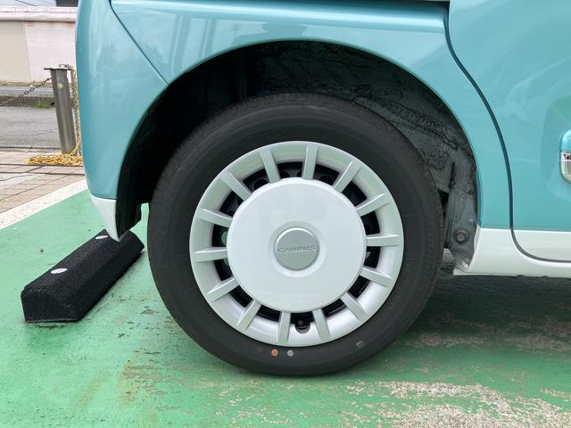 ムーヴキャンバスストライプスGキーフリーシステム・プッシュボタン・アイドリングストップ・LEDヘッドライト・オートライト・オートハイビーム・シートヒーター・コーナーセンサー・セキュリティアラーム・(千葉県)の中古車