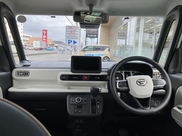 ムーヴキャンバスストライプスGキーフリーシステム・プッシュボタン・アイドリングストップ・LEDヘッドライト・オートライト・オートハイビーム・シートヒーター・コーナーセンサー・セキュリティアラーム・(千葉県)の中古車