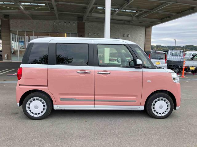 ムーヴキャンバスストライプスＧＢカメラ　ＬＥＤヘッドライト　オートライト　オートハイビーム　ホッとカップホルダー　スマアシ　コーナーセンサー　シートヒーター　両側Ｐスラ　オートＡ／Ｃ　電動駐車ブレーキ　プッシュスタート　キーフリー（千葉県）の中古車